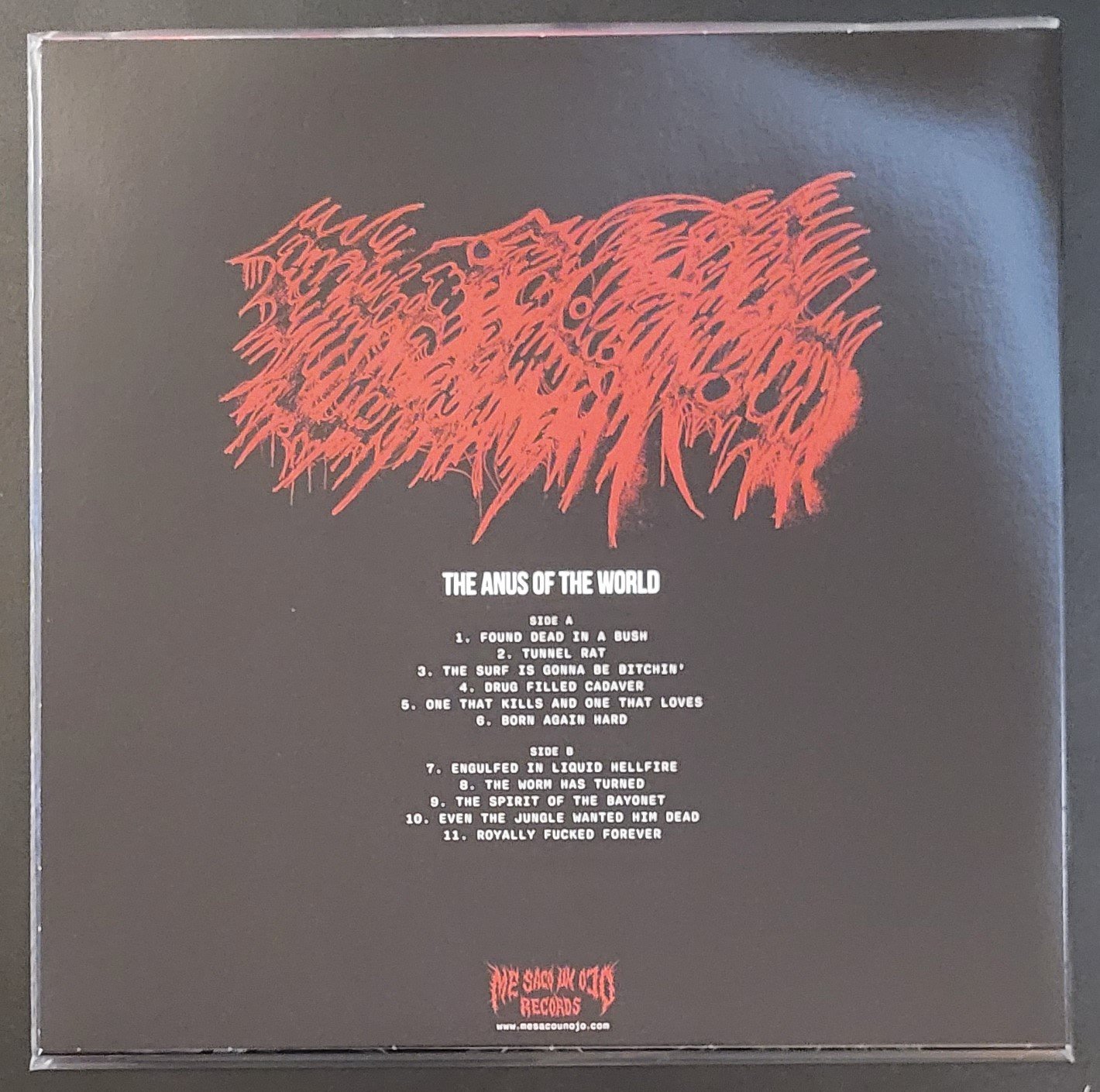 Mortal Wound - The Anus of the World - LP, MC | Remorseless Records